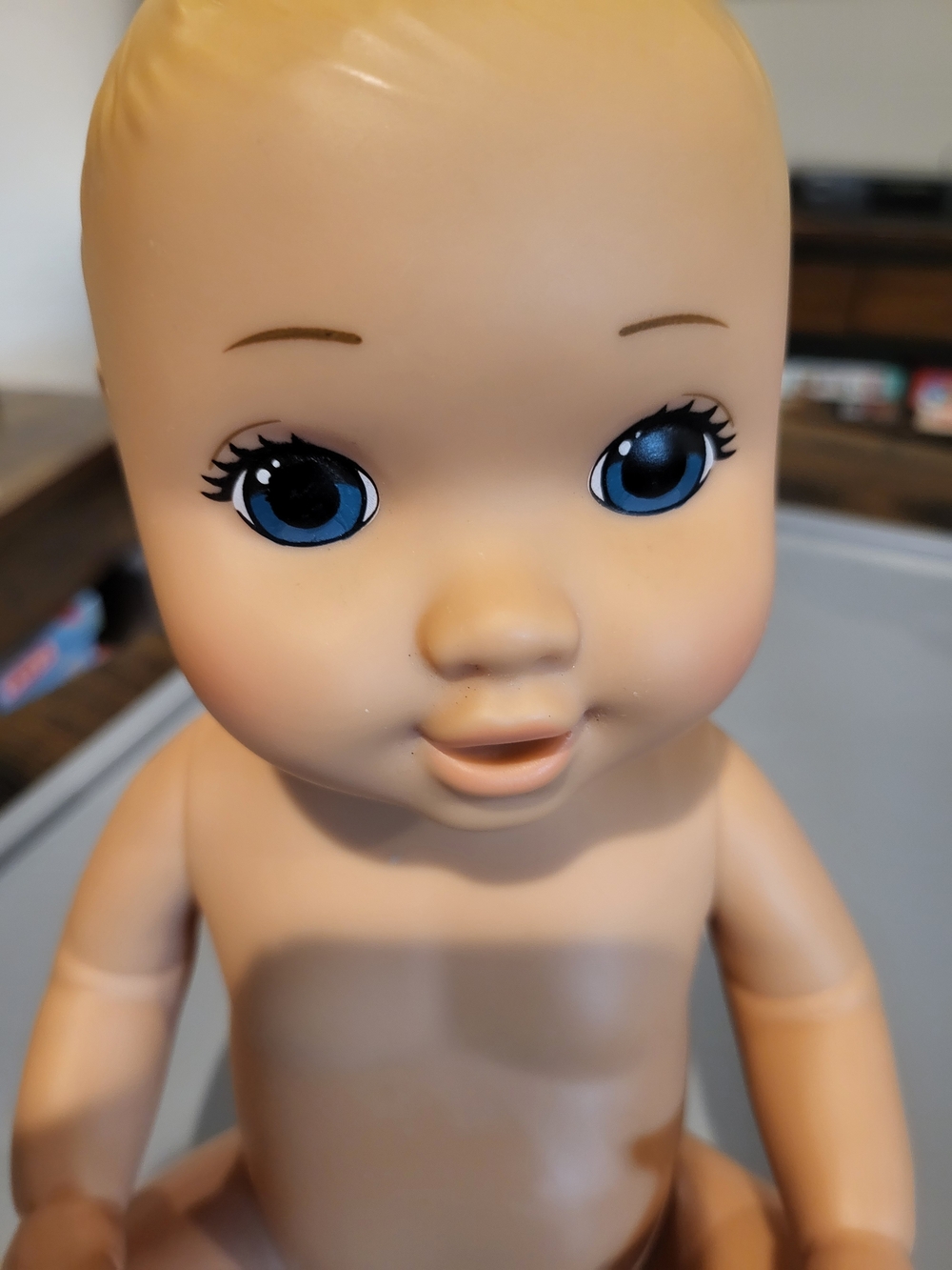 Target Baby Doll with Bright Blue Eyes and Soft Vinyl Skin